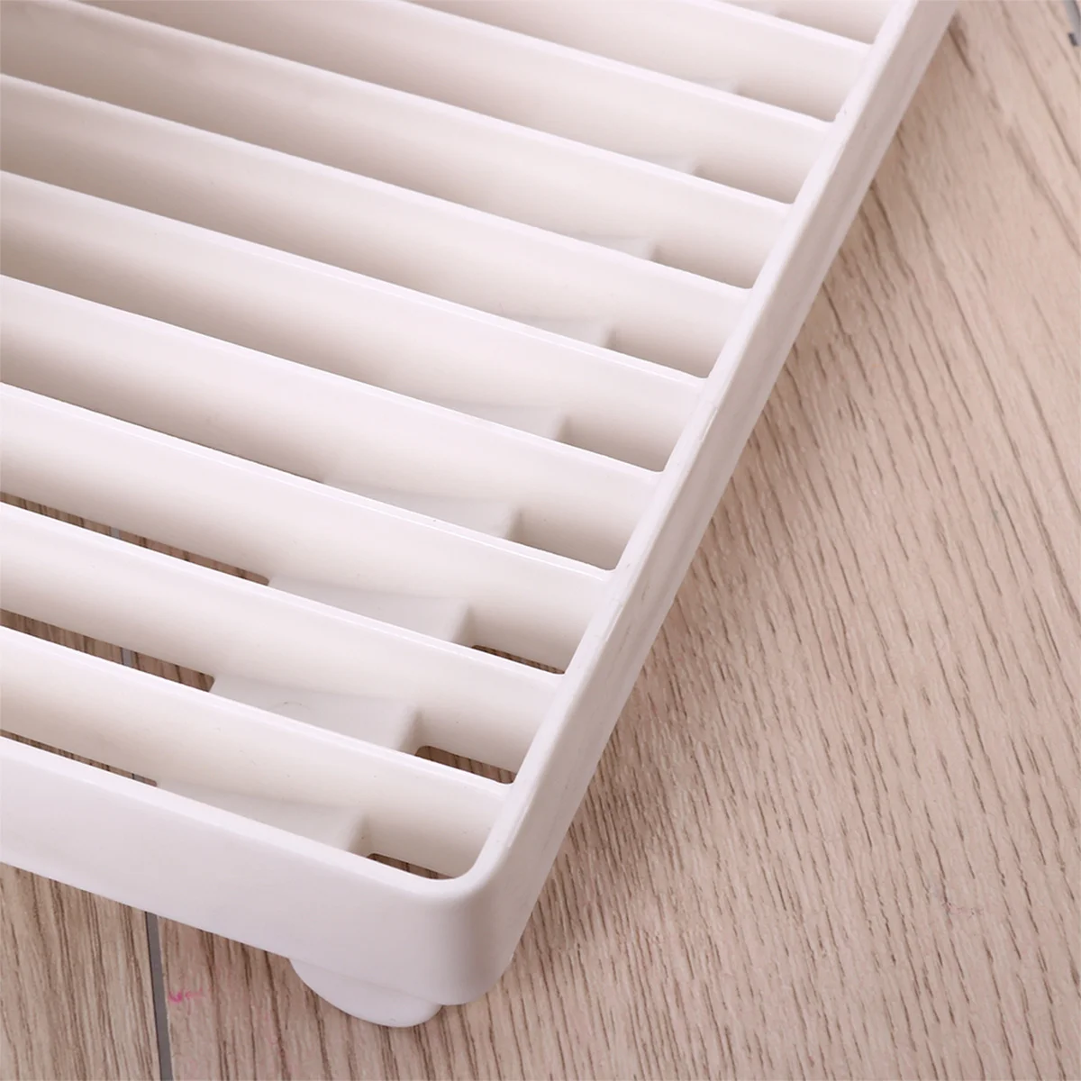 

Bowl Shelf White Lightweight Portable Ergonomic Design Easy Clean Storage Dish Drying Rack Drainer Tableware Organizer Rack