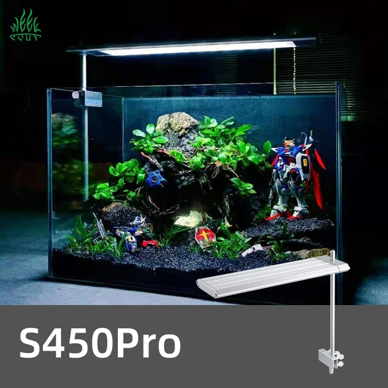 WEEKAQUA S450 Pro Nano Fish Tank Led Full Spectrum Freshwater Aquarium Fish Tank Lighting China Aquarium Product