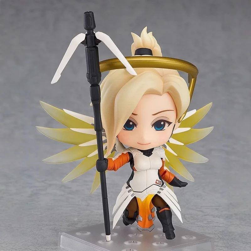 Q-version Clay Man Angel Angela 790 # OW Overwatch Mobile Face Changing Doll Handmade Ornament