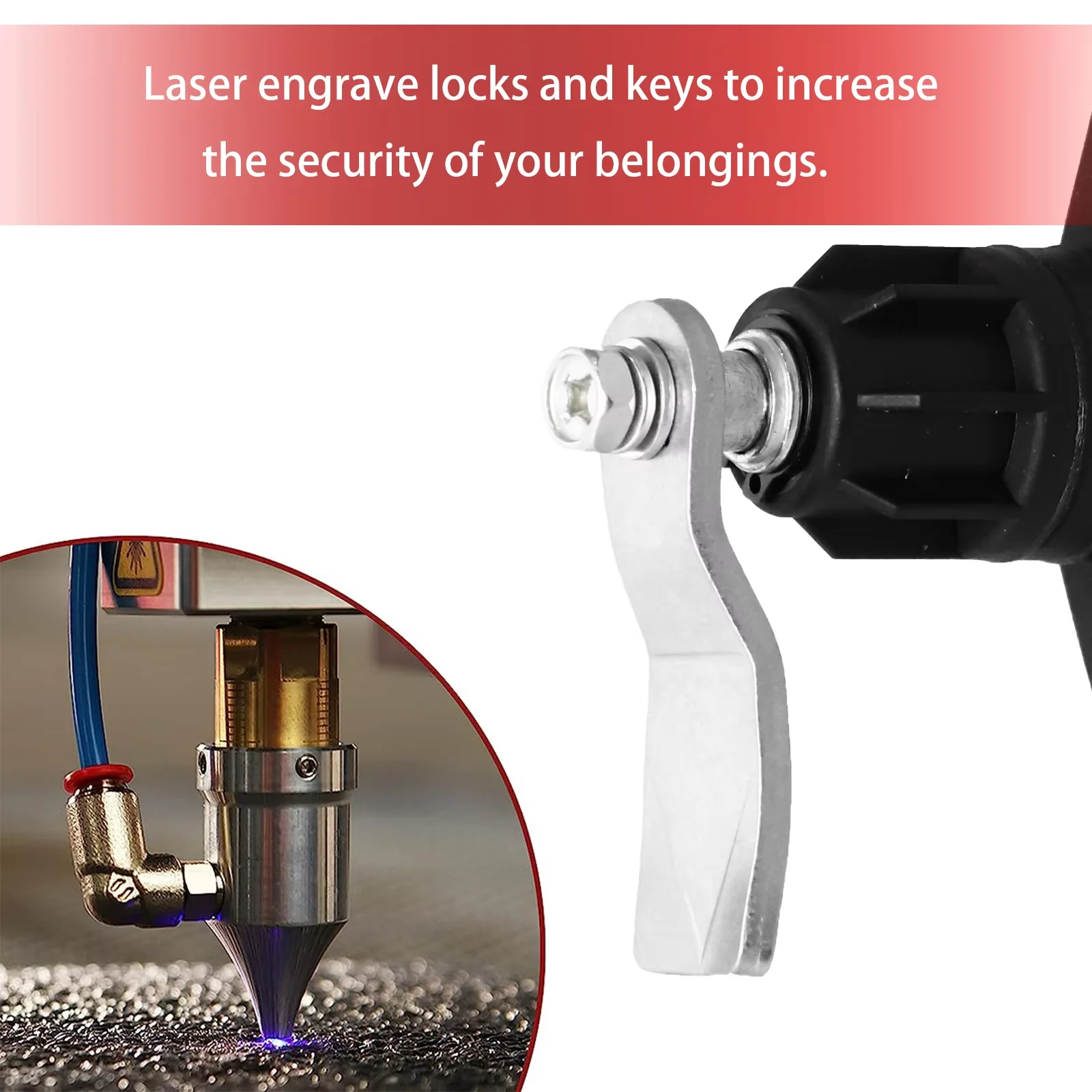 2 قطعة أقفال قذيفة التخييم RV ، قفل مقبض Rv T لباب التخزين ، شاحنة صغيرة وقارب ، المفتاح الأيمن على حد سواء جسم قفل سبائك الزنك الأسود #3