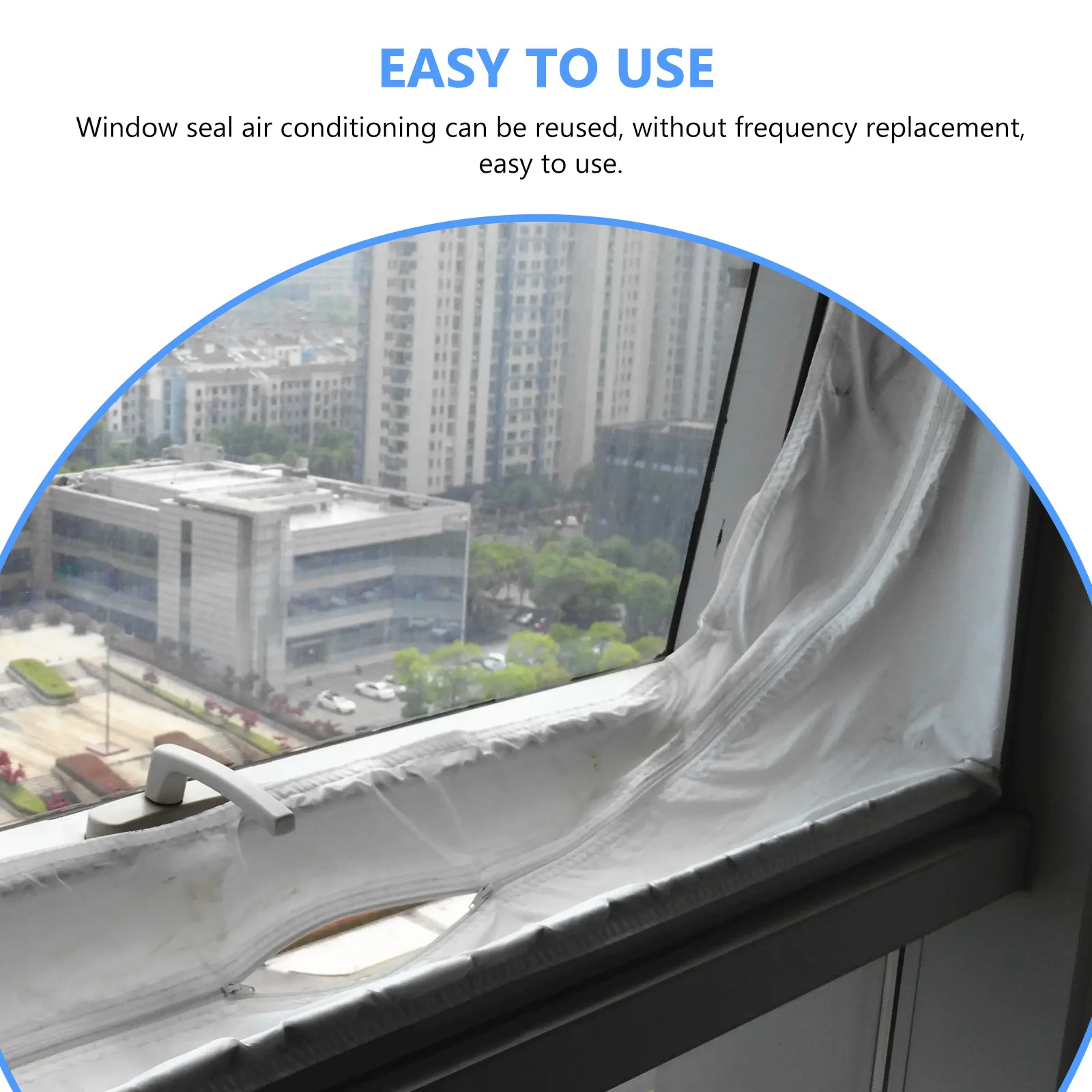 

Air Conditioner Seal Cloth High Quality Oxford Material Push Window Seal Cloth Mobile Air Conditioner Cover Window Sealing Kit