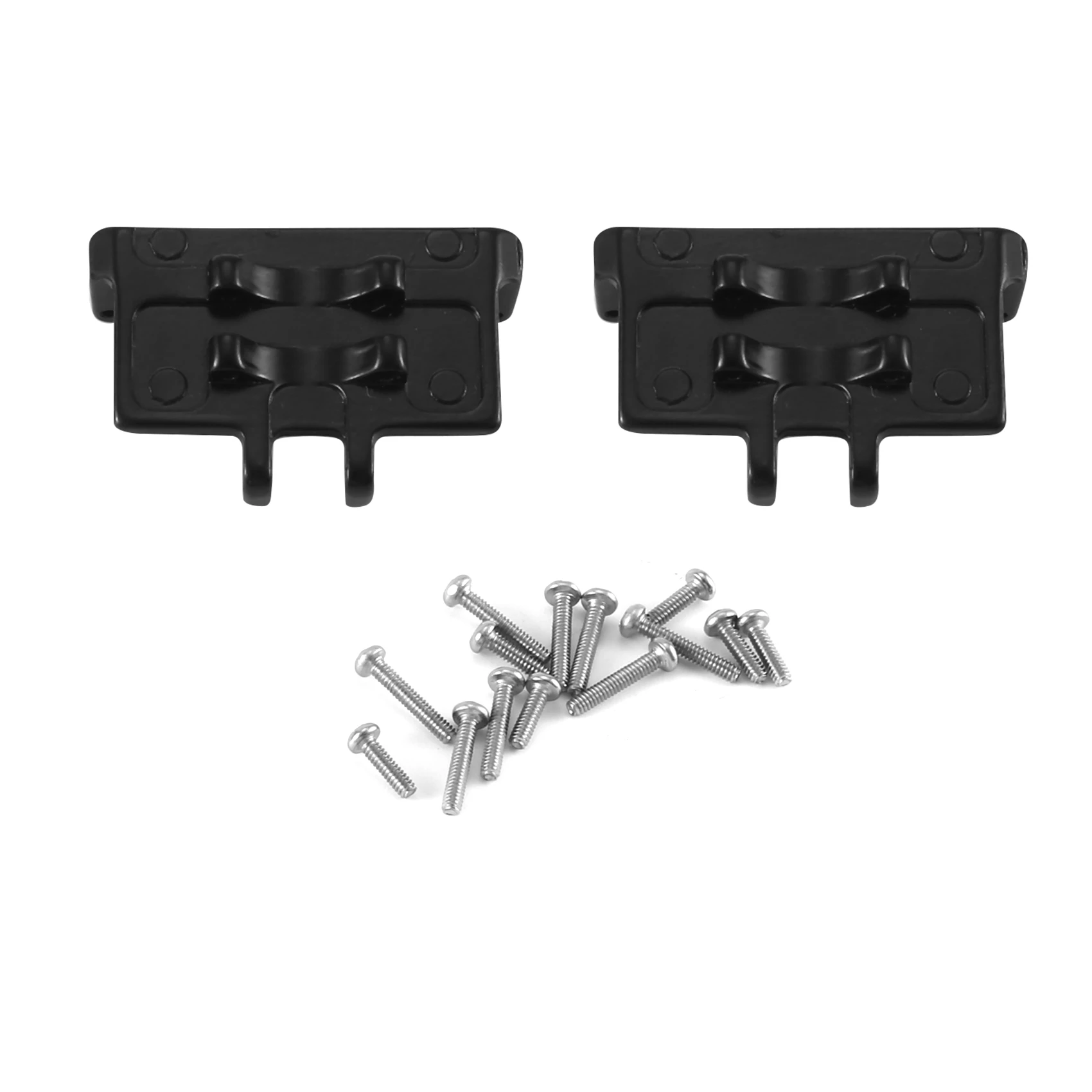 2Pcs Metal Servo Mount Bracket Fit EMAX ES08MA II Servo for Axial SCX24 Gladiator JLU Bronco 1/24 RC Crawler Car