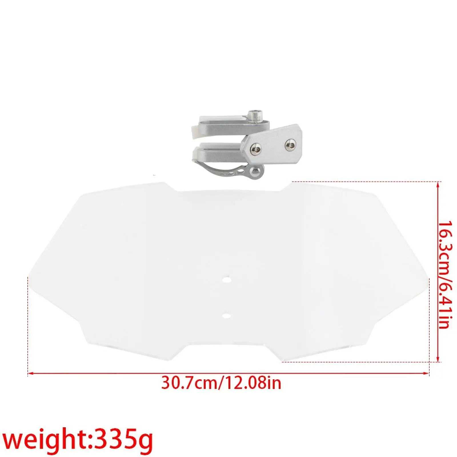 Durable Acrylic Motorcycle Windshield Windproof Windscreen Installation Kit for Universal Motorcycle Accessories Tuning