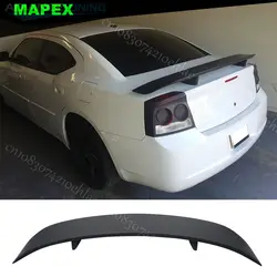 Fits 06-18 For Dodge Charger Sedan OE Style Rear Trunk Spoiler Wing Glossly black ABS Car Styling
