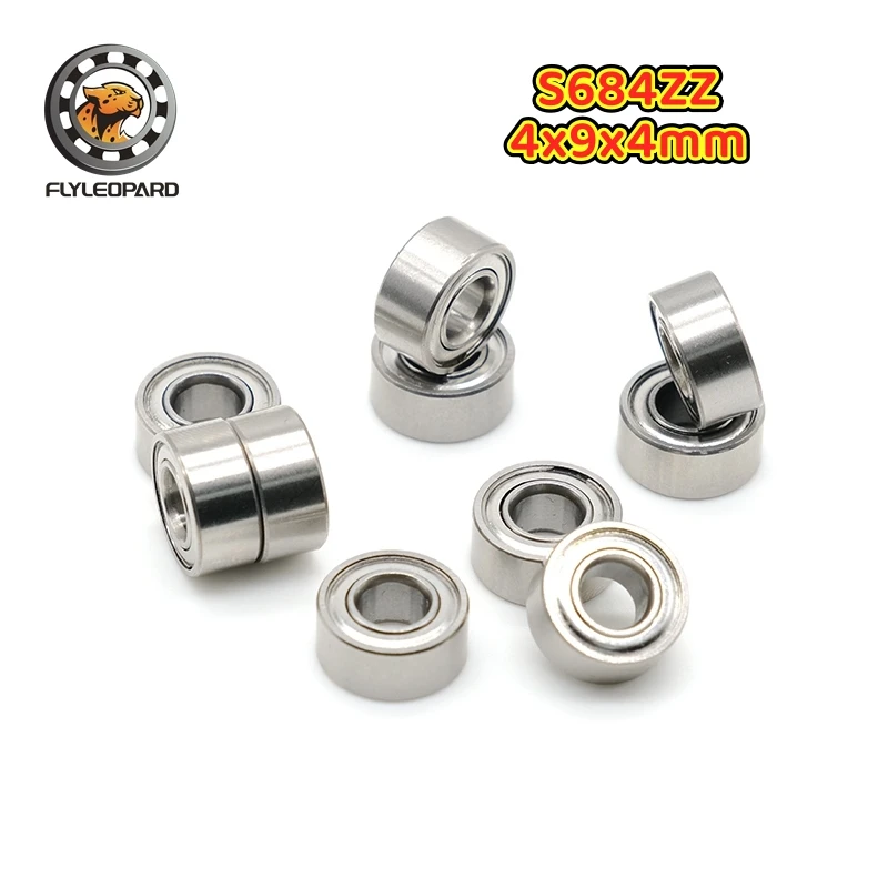 10Pcs SMR74ZZ 4x7x2.5mm ABEC-9 Stainless Steel Ball Bearing 3x6x2.5 4x9x4 5x8x2.5 6x10x3 7x11x3 mm Fishing Reel Handles Bearings