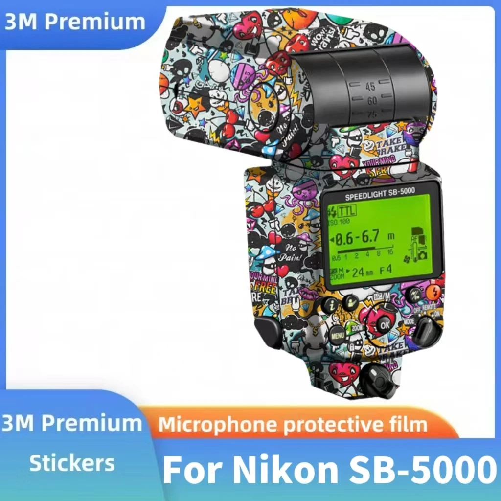 

For Nikon SB5000 SB-5000 Decal Skin Vinyl Wrap Anti-Scratch Film AF Speedlight Body Protective Sticker Protector Coat