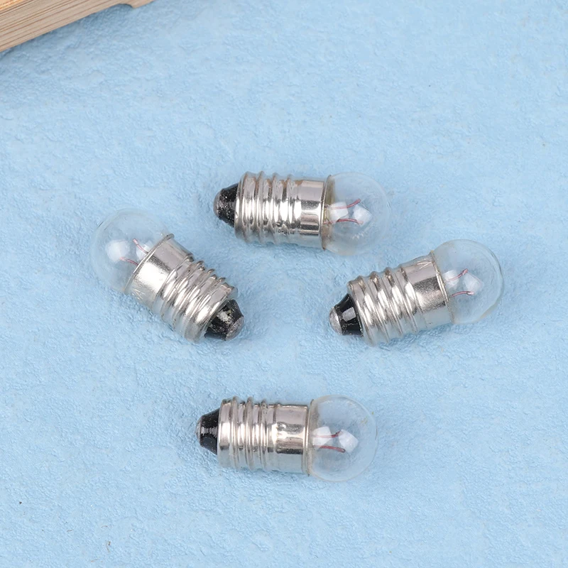25Pcs Miniature Round 1.5V 3.8V Small Light Cannon For Student Physics Experiment Flashlight Small Light Bulbs Beads