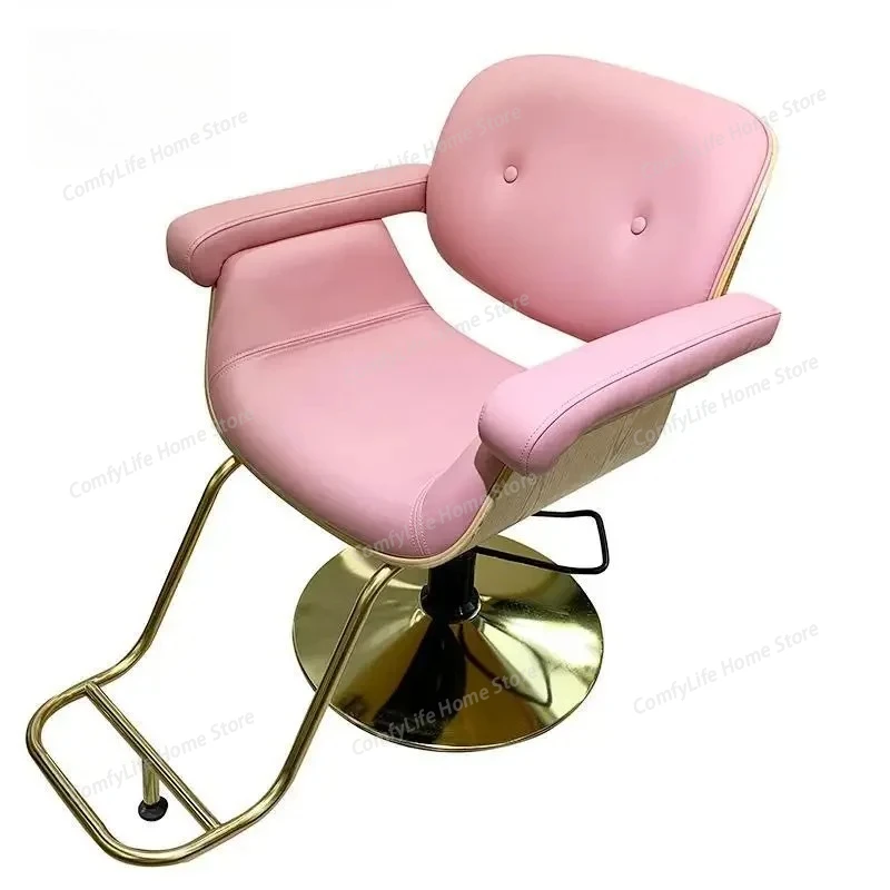 

Salon Unique Barber Chair Professional Simple Nordic Modern Barber Chair Trendy Comfortable Silla Barbero Commercial Furniture