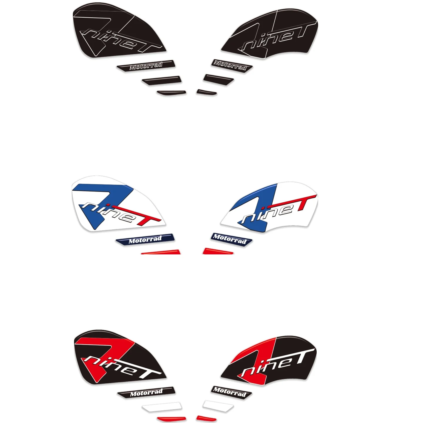 3D Gel Stickers for Motorcycle For  R NineT Nine T RnineT Protector Gas Fuel Oil Kit Tank Pad 2017-2023