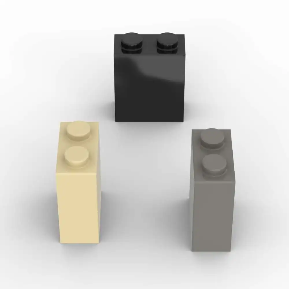 MOC 10PCS 3245 1x2x2 With Inside Axle Holder Bricks Assemble Replaceable Building Blocks DIY Toy Boys Kids Especial Holiday Gift
