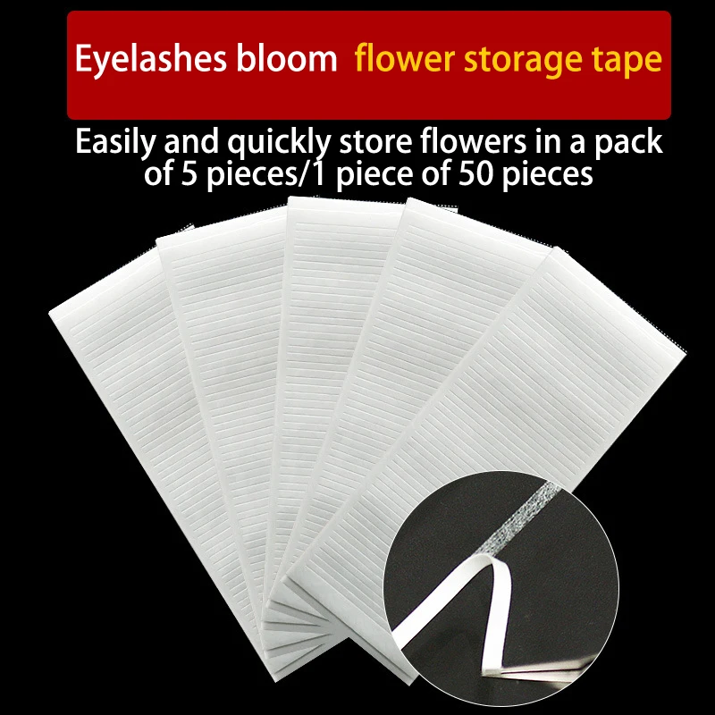 5Pcs Reusable Self-Adhesive Glue-Free Eyelash Glue Strip False Eyelashes Extension No Glue Eyelashes Hypoallergenic