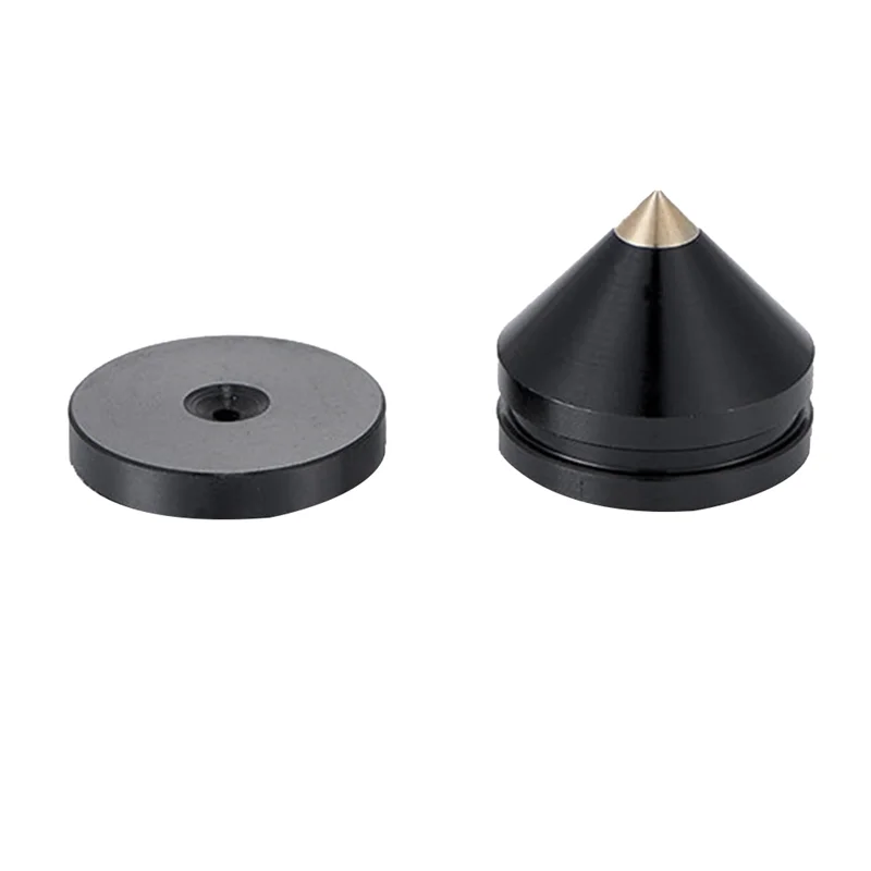 Shop Now 8 Set Speaker Stand Feet Foot Pad Aluminium Alloy Metal Spikes Cone Floor Foot Nail Black