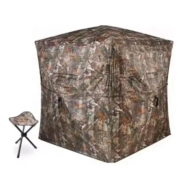 Imagem -03 - Camping Automatic e Hunting Camouflage Tent ao ar Livre 23 Pessoa Portable Vering Bird Spectator Fechado Jogo de Visualização Privado