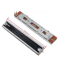 1 szt. SC609G Mixer Fader B10Kx2 podwójny kanał 88mm potencjometr przesuwny B103 długość 8.8cm podróży 60mm uchwyt 8mm