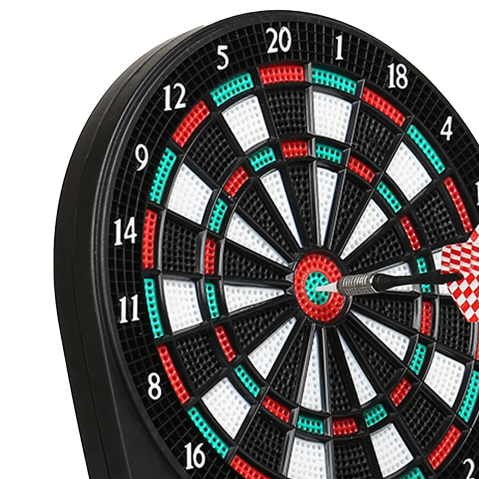 Soft Dartboard Electronic Scoring System Digital Board Kit for Home Park Backyard Throwing Game