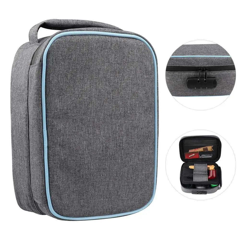 Borsa a prova di odore con serratura custodia per riporre oggetti inodore accessori Set contenitore borsa per medicinali antiodore per i viaggi a