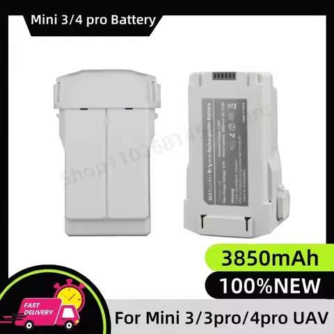 For Mini 3/4pro Battery 3850mAh Flight Time 47 Min Mini 3 Battery Compatible Mini 3/4 Pro Intelligent Flight Battery Accessories
