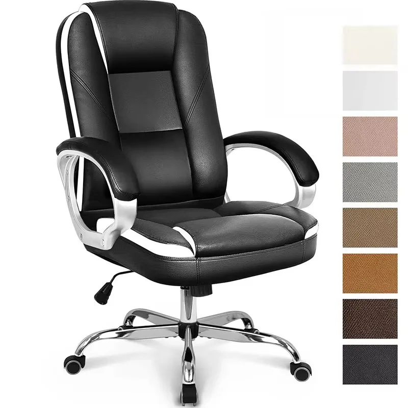 Luxury Custom Color Office Chair in Leather