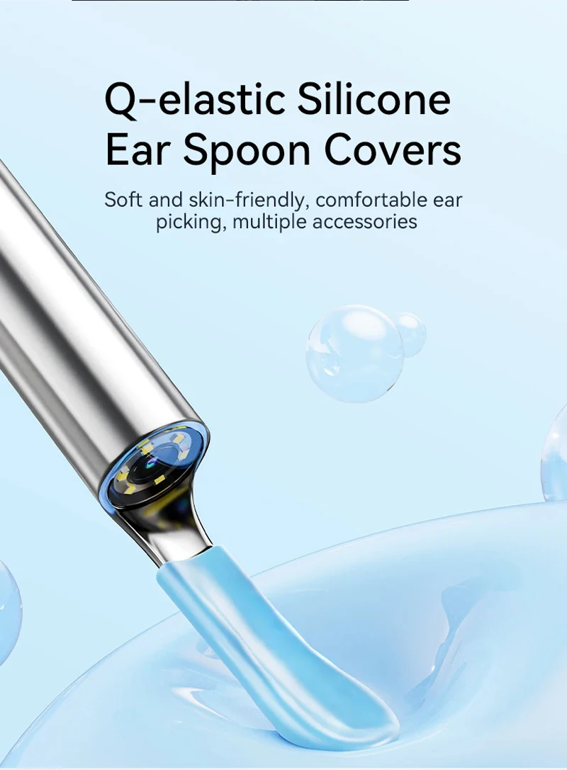 Generation-2, Visual Ear Wax Cleaner Camera Safe Earwax Removal Endoscope Ear Cleaning Tools Ear Care, Black, White Styles, Hot