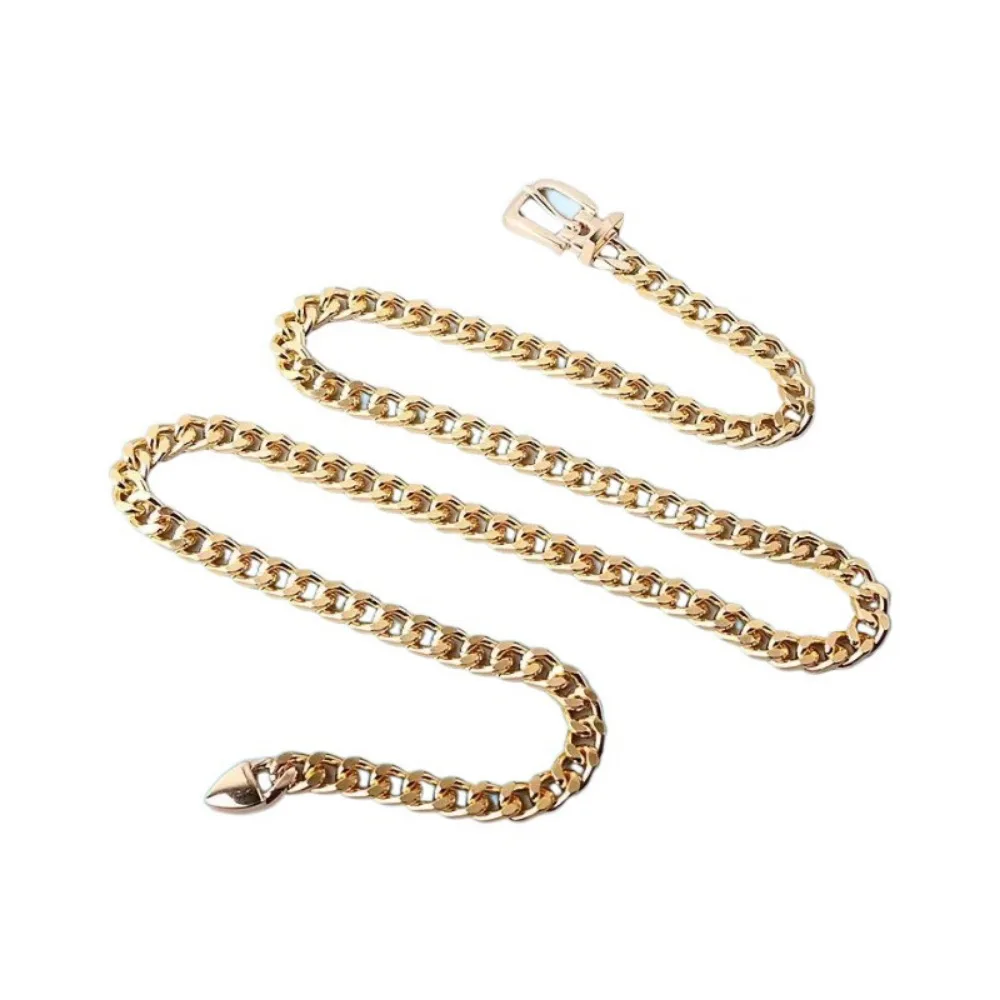 Mode Metall Kette Gürtel Lange Quaste Taille Kette Bund Gürtel Kleid Jeans Gürtel