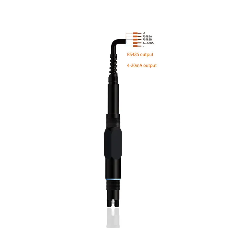 PH Sensor Probe Online RS485 PH Electrode Analog Output 4-20ma Digital PH Probe For Water Treatment