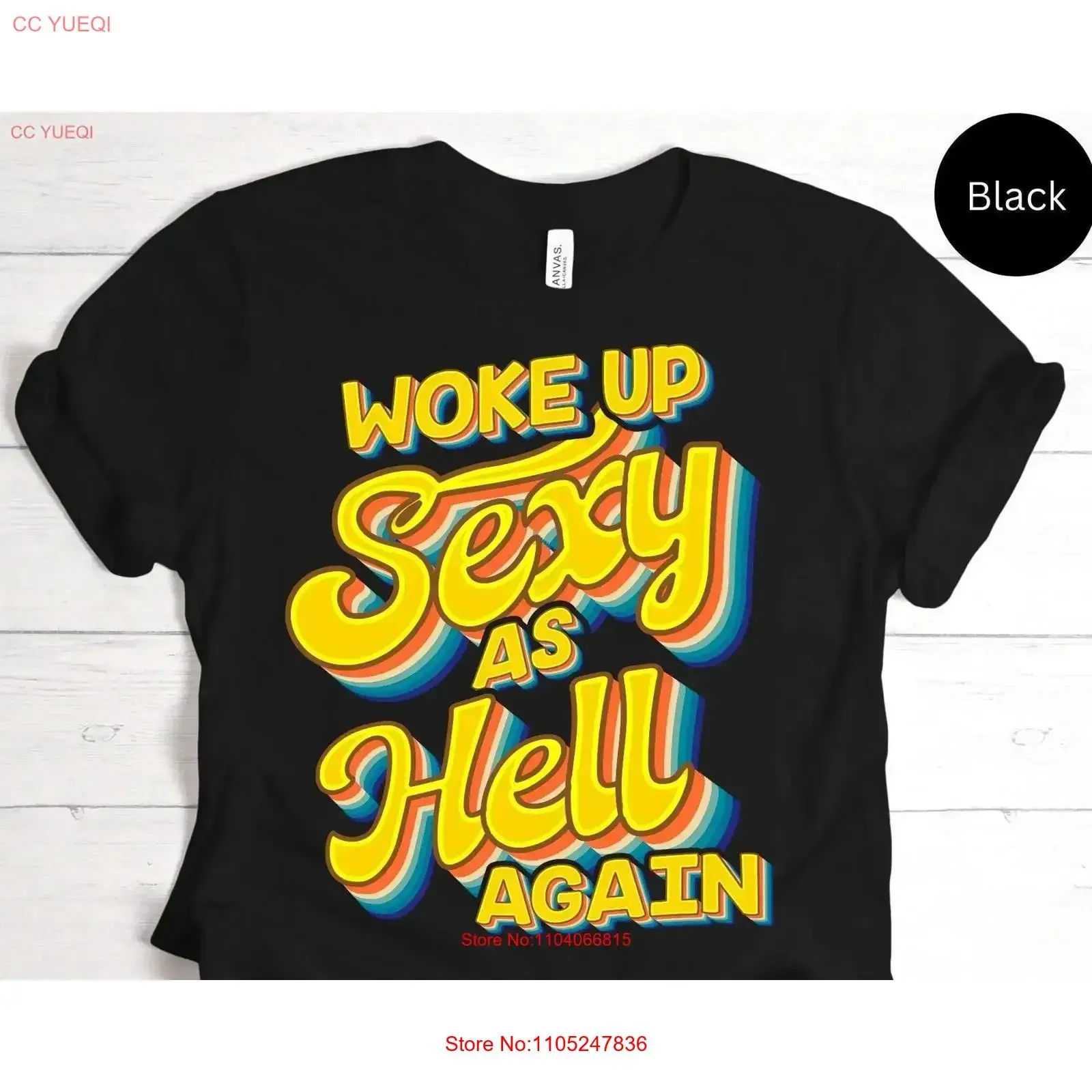 Camiseta sarcástica y divertida para amantes de las bromas, con la frase 'Woke Up', para personas confiadas y hermosas, estilo vintage lavado, cómoda para hombre.
