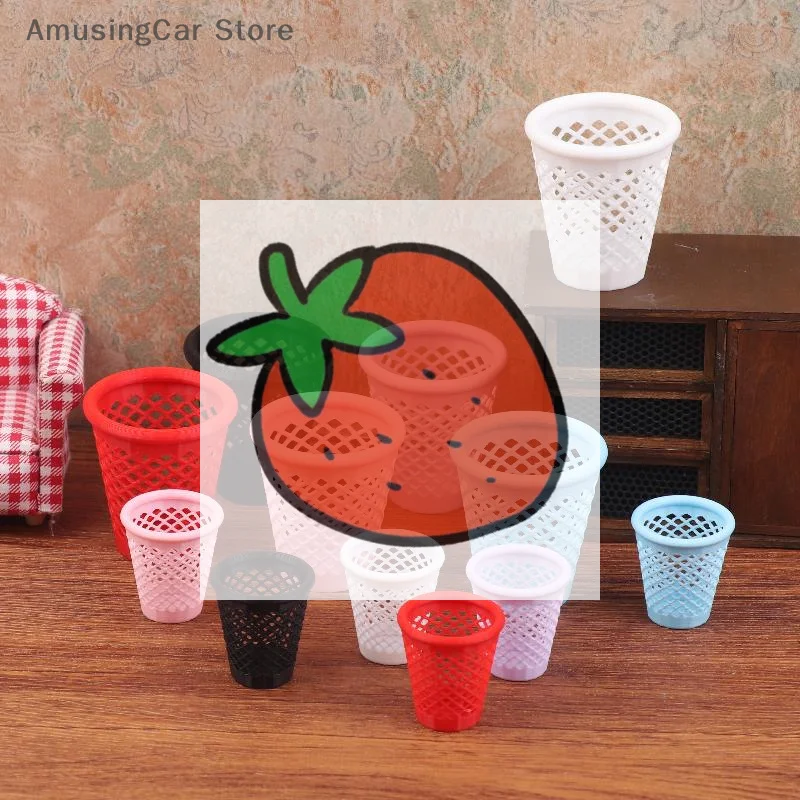 نموذج صندوق قمامة مجوف مصغر بمقياس 1/12 لديكور بيت الدمى #3