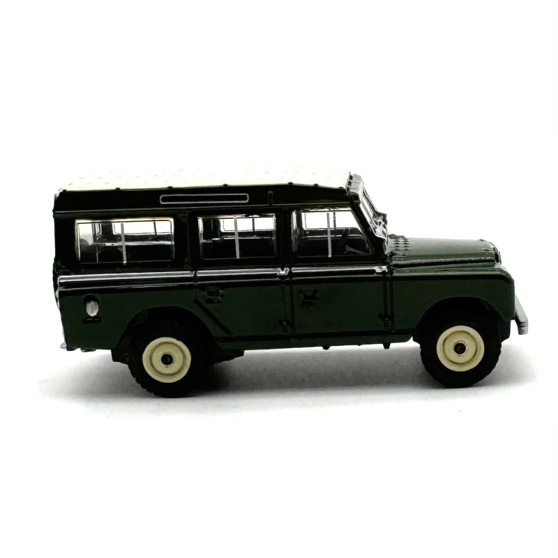 1:76 Scale Diecast Alloy Land Rover Jeep II Station Wagon 1958 Toys Cars Model Classics Nostalgia Adult Gifts Souvenir Display