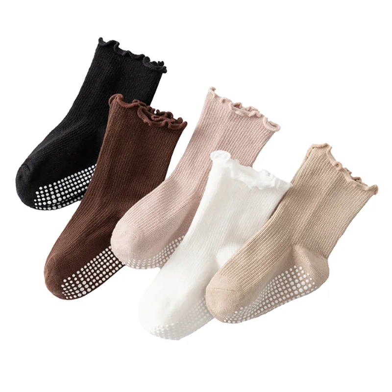 3 Paar neue lässige Anti-Rutsch-Babysocken