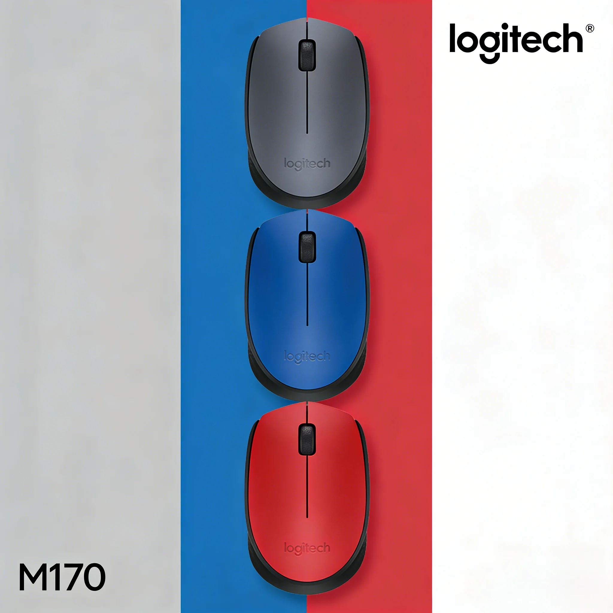 

Бесшумная беспроводная мышь Logitech M170 для учебных классов