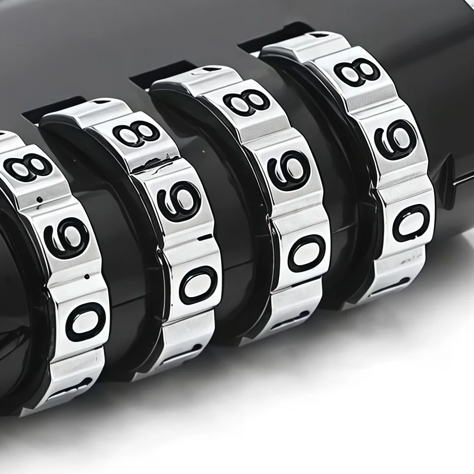 4 Dial Digit Password Lock Combination Suitcase Luggage Metal Code Password Locks Padlock Travel Safe Anti-Theft Cijfersloten