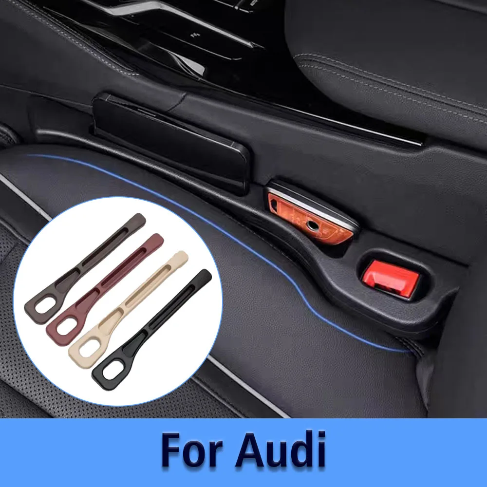 For Audi A1 8X A3 S3 8L 8P 8V A4 S4 B6 B7 B8 B9 A5 A6 S6 C5 C6 C7 C8 A7 TT 8N 8J Car Seat Gap Anti-leak Stopper Strip Organizer