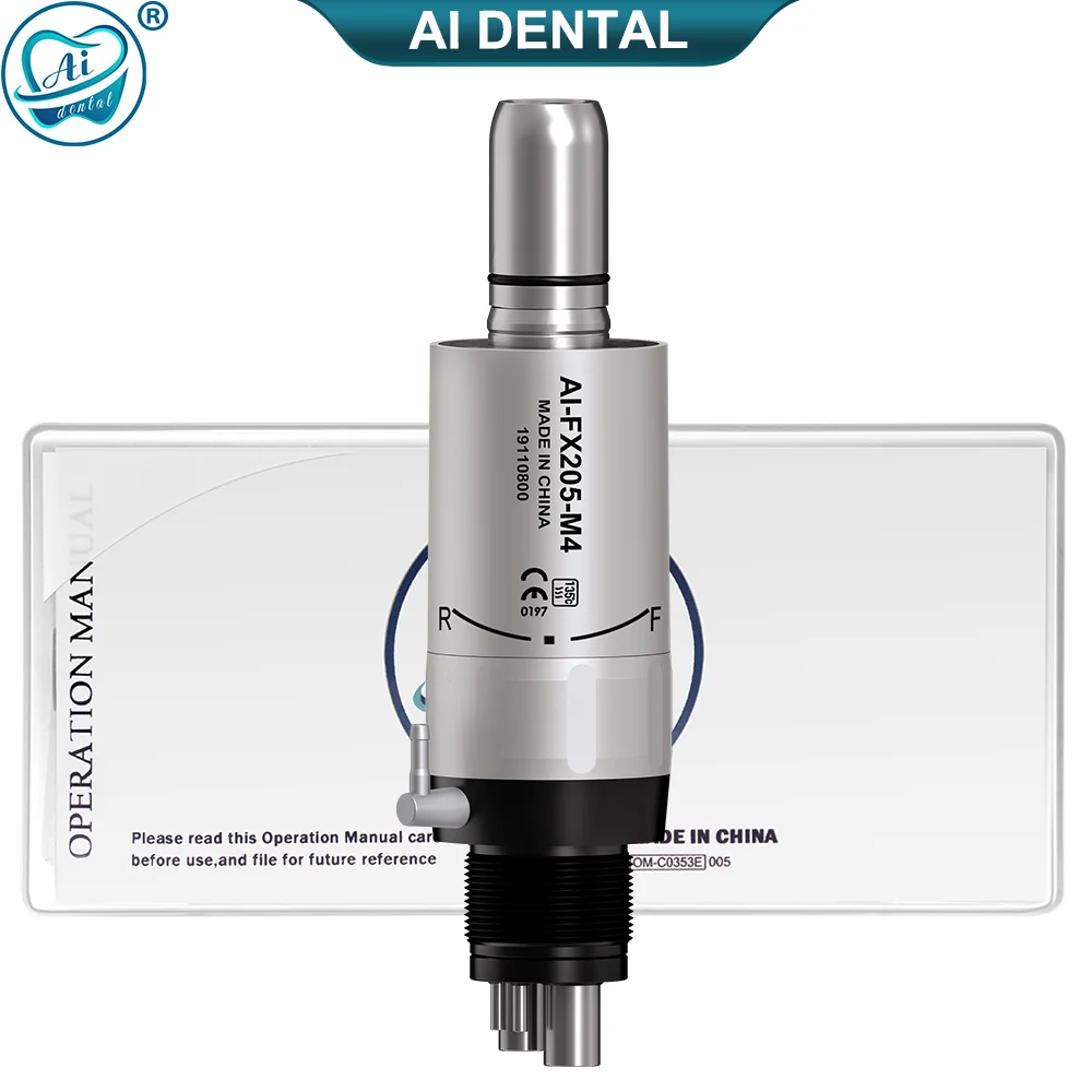 

Dental spare parts AI-FX205-M4 air motor midwest 4 holes external water spray connector FX65 series straight handpiece