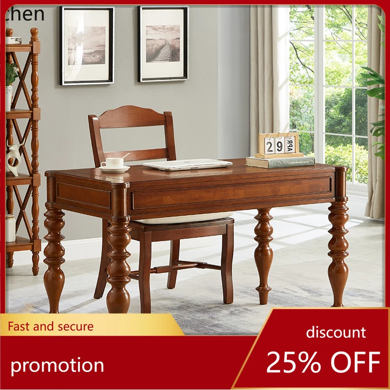 

HXL Solid wood desk Small desk Study table Bedroom writing desk