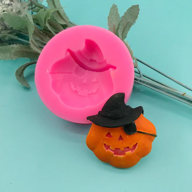 Pirate Pumpkin Shaped Silicone Mold DIY Halloween Theme Cake Mold Baking Decoration