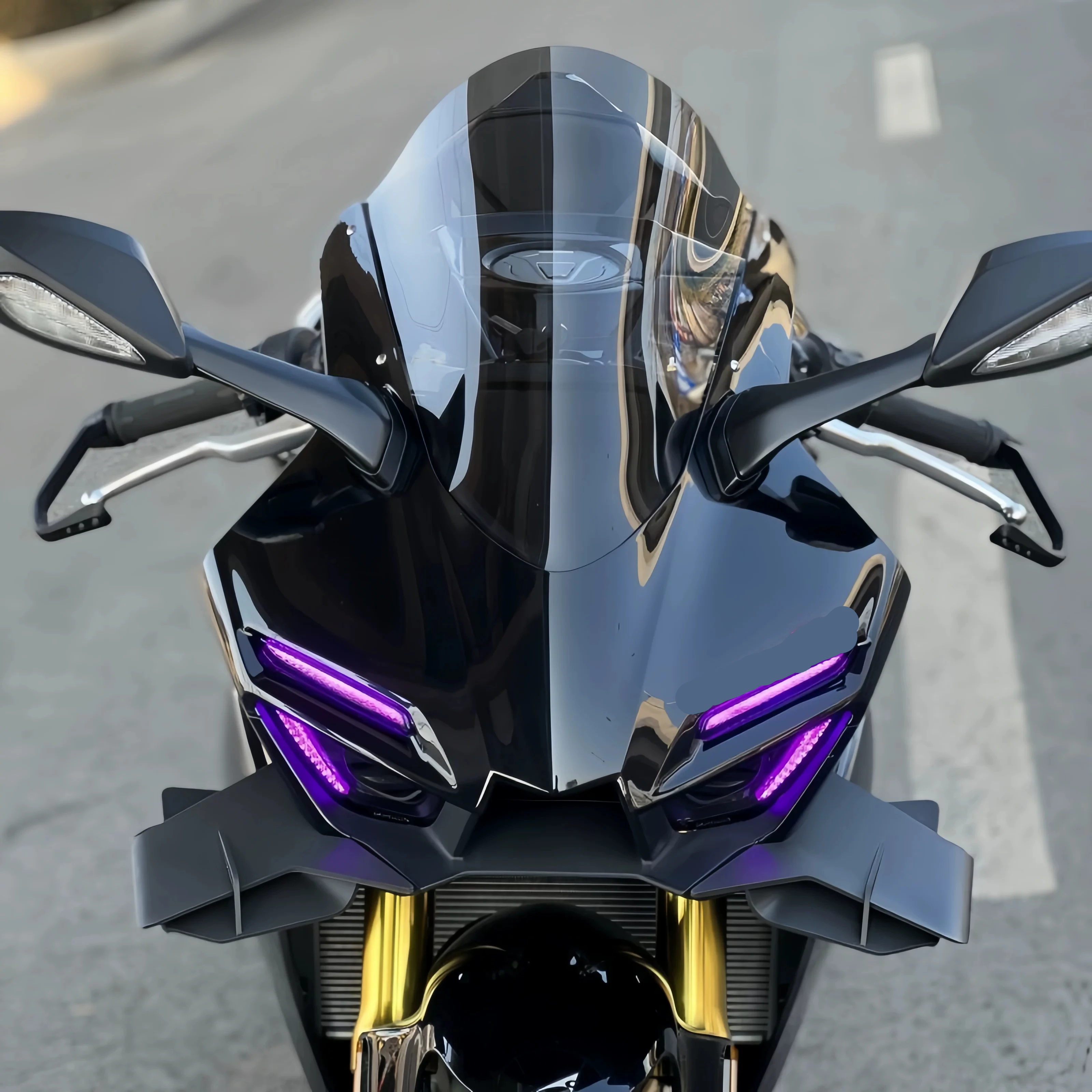 For ZXMOTO 500RR Motorcycle Injection Molded Racing Winglet, Mod Parts Fits 2025 2026 Models