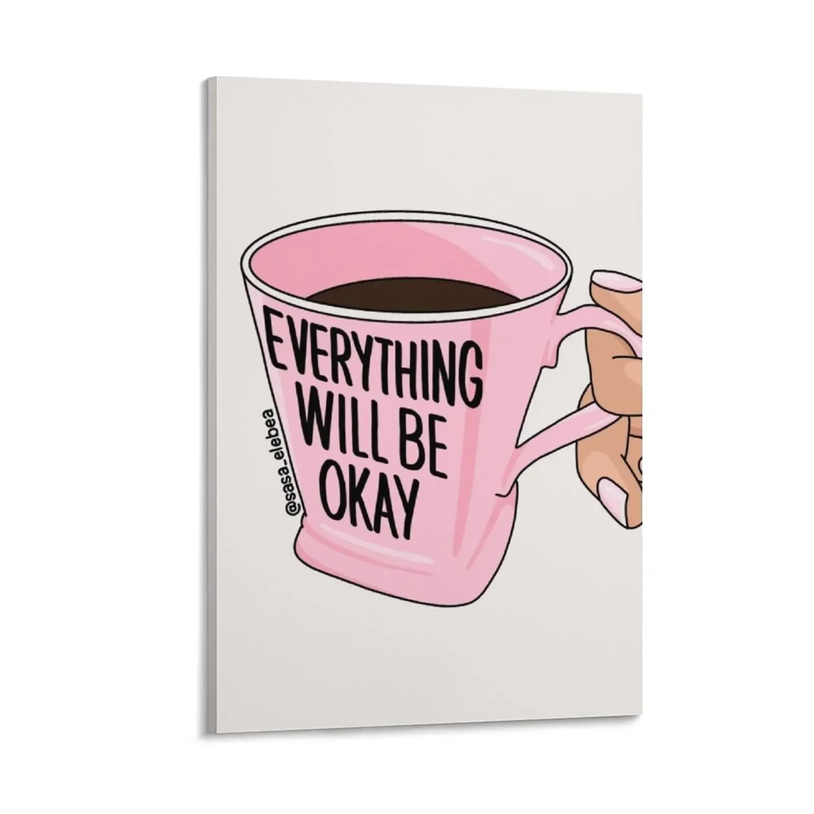 

Will be okay by Sasa Elebea Canvas Painting posters anime decorative picture for living room poster mural