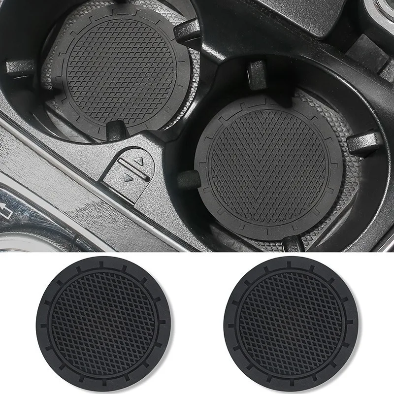 Car Non-slip Water Cup Pad Rhinestone Decoration Auto Interior For Mini Cooper Accessories For A Woman