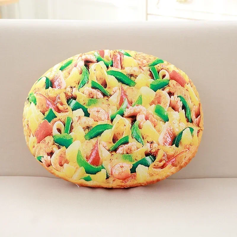 80cm doux en peluche pain Steak pizza Baguette jouet Unique émulation alimentaire forme oreiller en peluche voiture canapé sieste oreiller coussin jouets