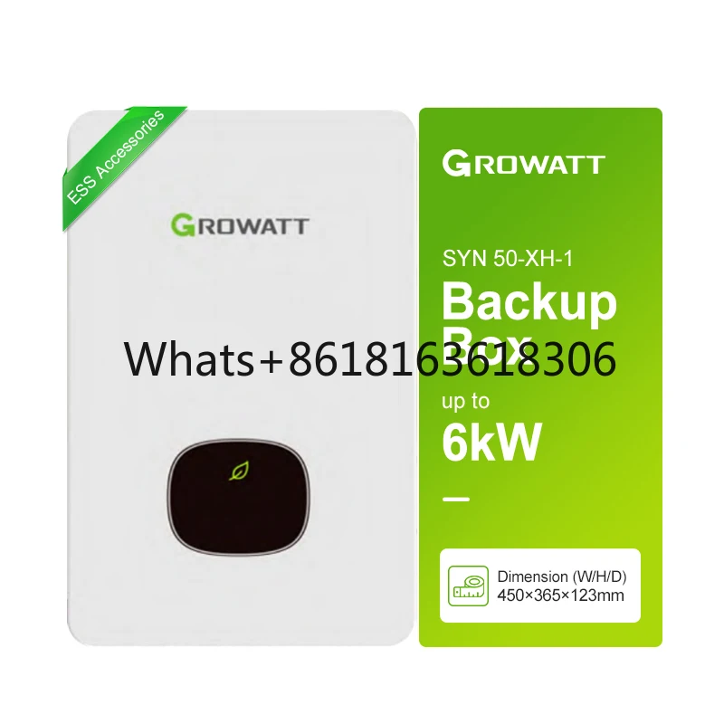 Growatt SYN 50-XH-1 ESS Accessories RS485 IP65 230V Rated AC Power 6KW Whole House  Backup Box