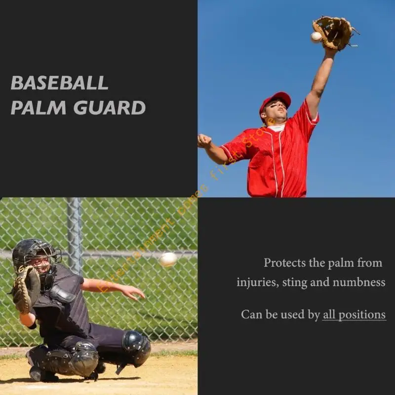 3pack Silicones Baseball And Softball Palms Protectors Baseball Hand Guard Nonslip 55KD