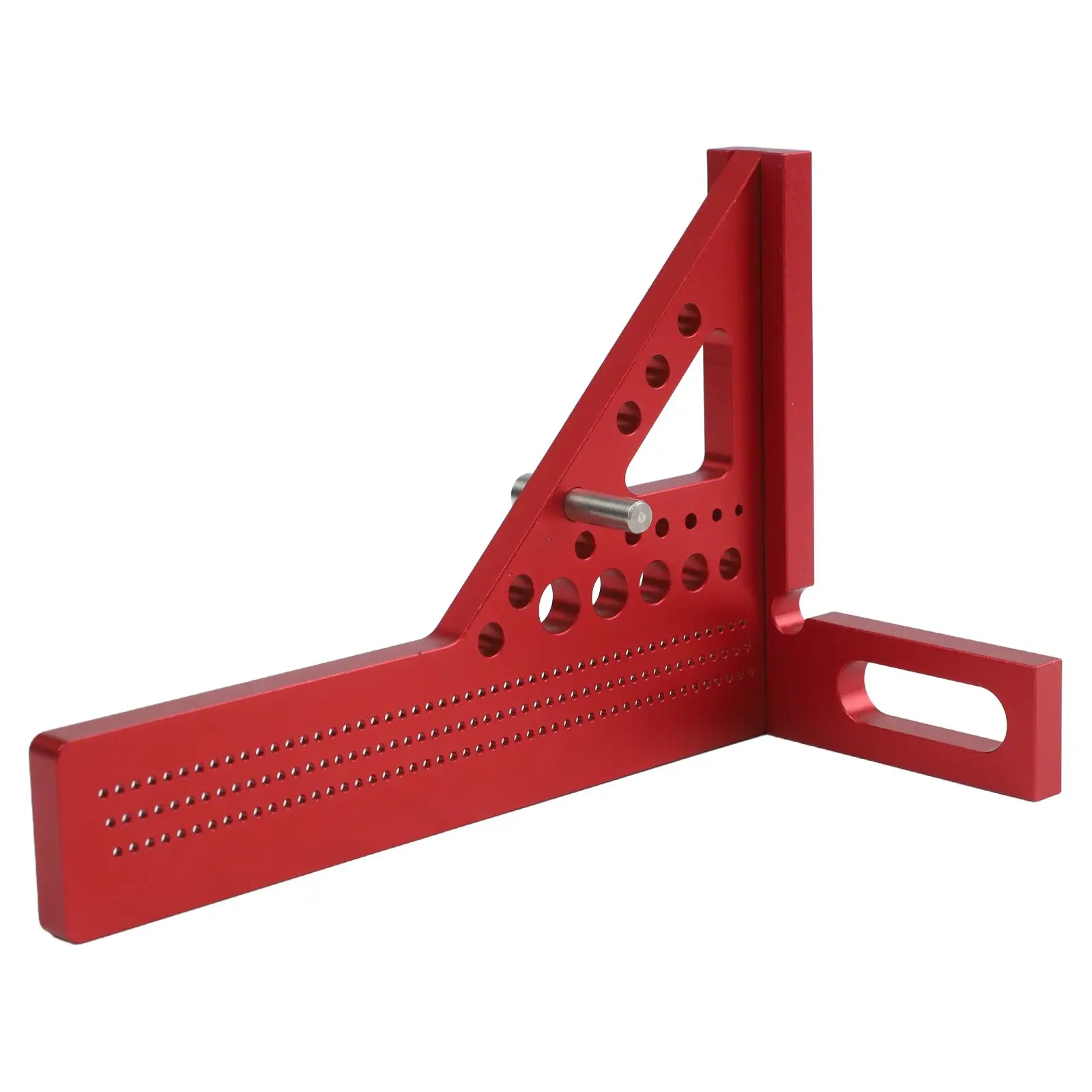 3D Measuring Tool with Degree Scriber for Woodworking and DIY Projects Features Clear Scale and Anodized Finish