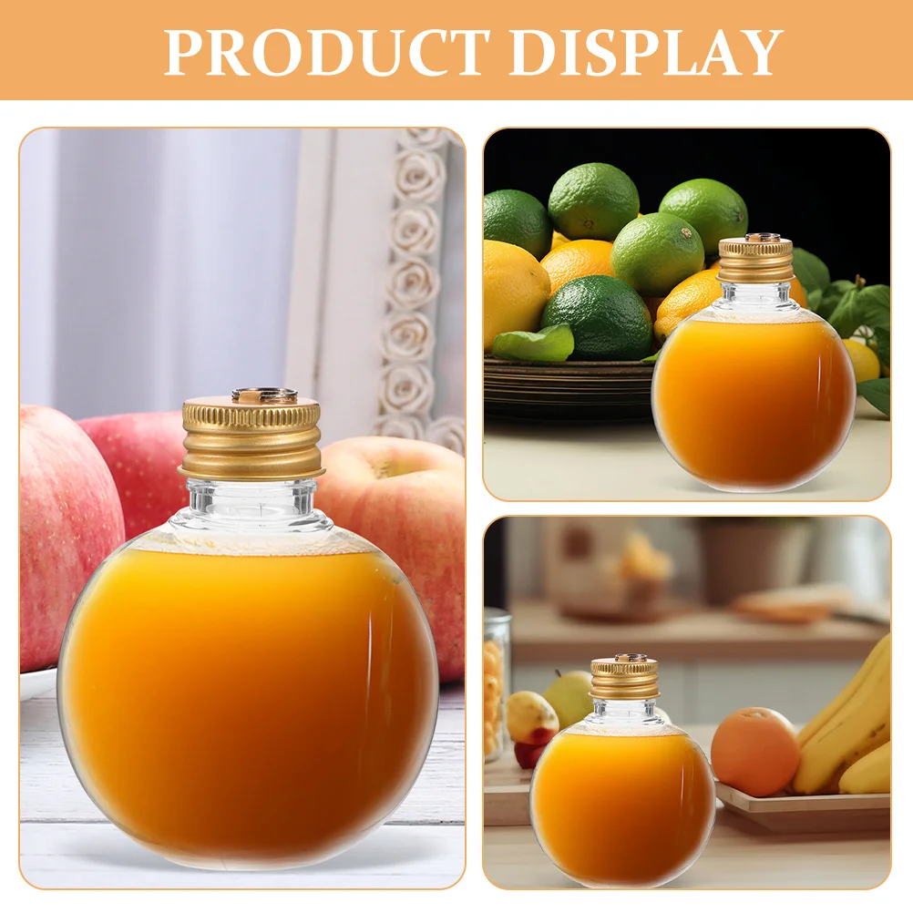 6 قطعة كرات زخرفة شفافة شفافة 150 مللي أصحاب مشروبات عيد الميلاد البلاستيكية القابلة لإعادة الاستخدام لتقوم بها بنفسك زينة حفلات الزفاف