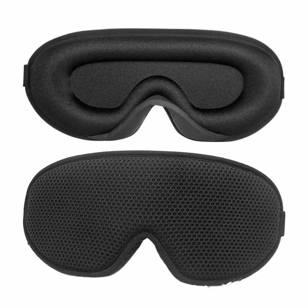 Máscara de sono 3d respirável, recuperação lenta, macia, blackout, alça elástica ajustável, bloqueio de luz, auxílio para dormir, descanso