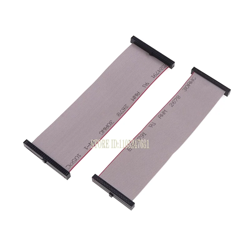 1pcs 1.27mm Pitch Fc-6/8/10/14/16/20/40/50 Pin 30cm Jtag Isp Download Cable Gray Flat Ribbon Data Cable For Dc3 Idc Box Header