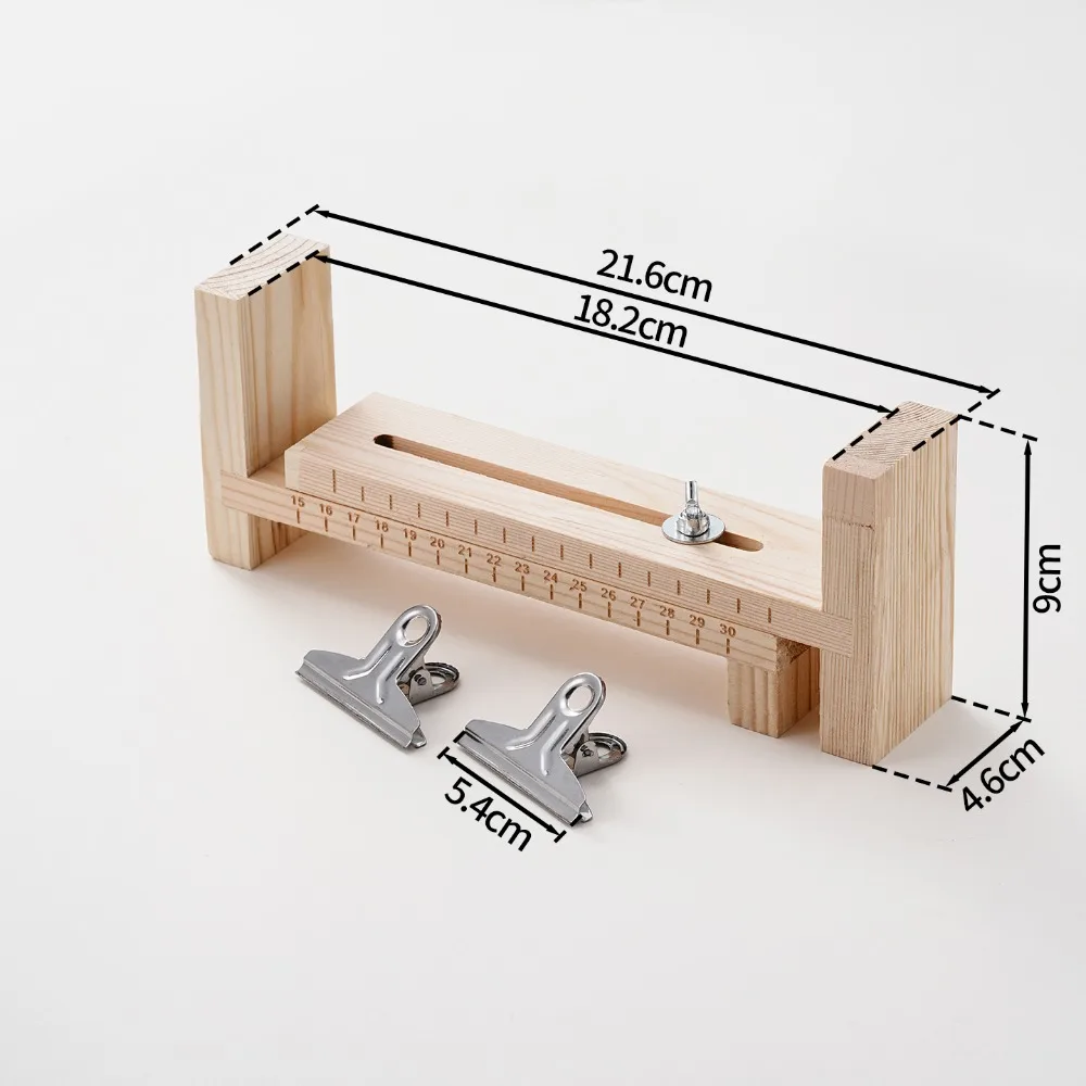 

High Quality Solid Wooden Braiding Frame Adjustable Fixed Plate Weaving Loom Handmade DIY Craft Necklace Bracelet Rope Making