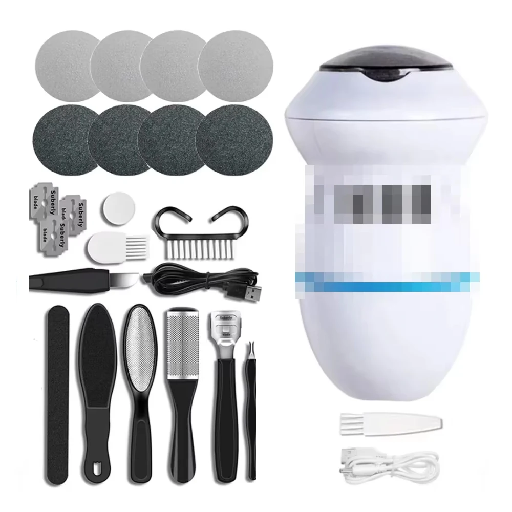 電動角質リムーバー プロ仕様 フットファイルグラインダー ペディキュアマシン かかとひび割れ除去 角質除去 充電式