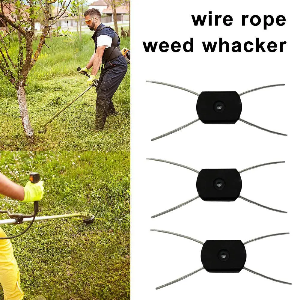 1/3pcs String Trimmer Head Electric Weed Trimmer Replacement Steel Wire Line Trimmer Spool Wire Weed Head Wacker Attachment