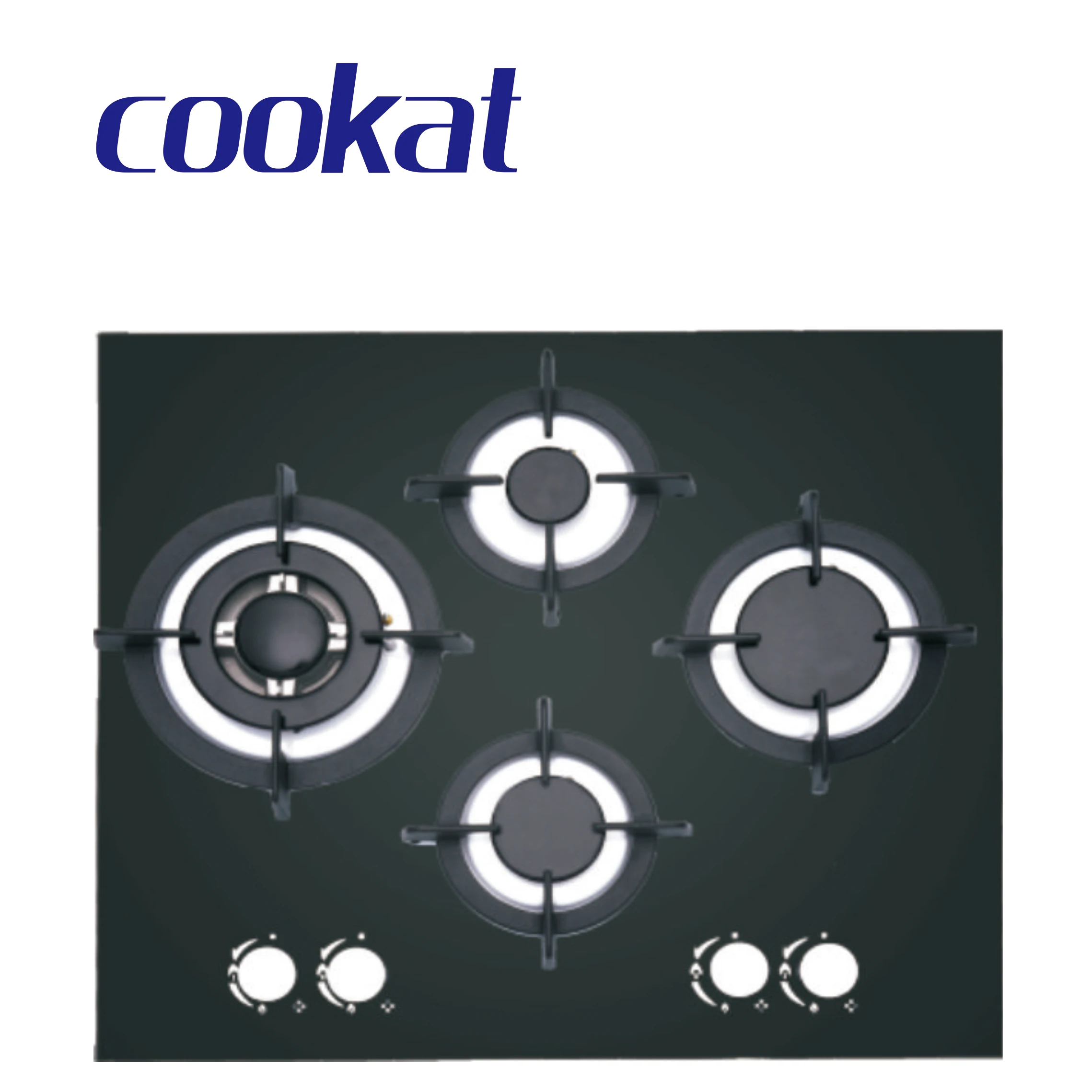 OEM/ODM 4 버너 유리 주방 가스 스토브/4 버너 쿠커 호브