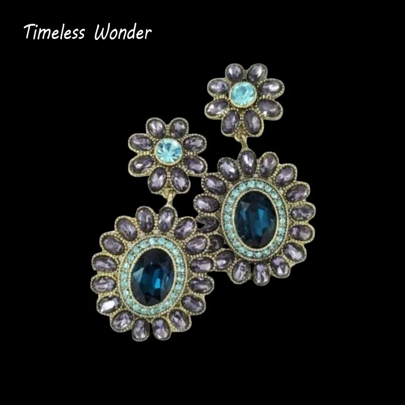 

Вневременные женские серьги на пуговицах с кристаллами циркона и цветочным принтом, дизайнерские ювелирные изделия, милые роскошные редкие стильные модные 4370